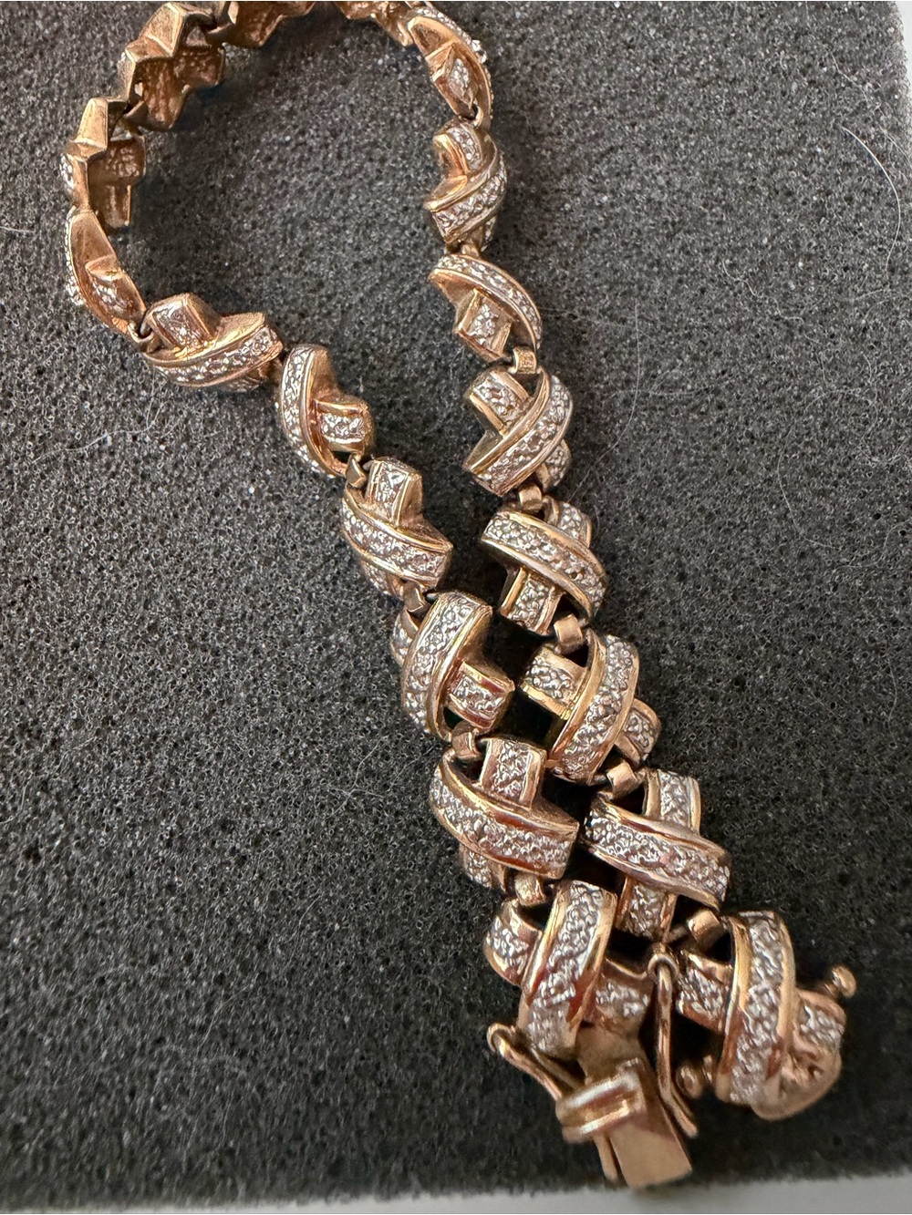 Bracelet, Sterling Silver and gold plated